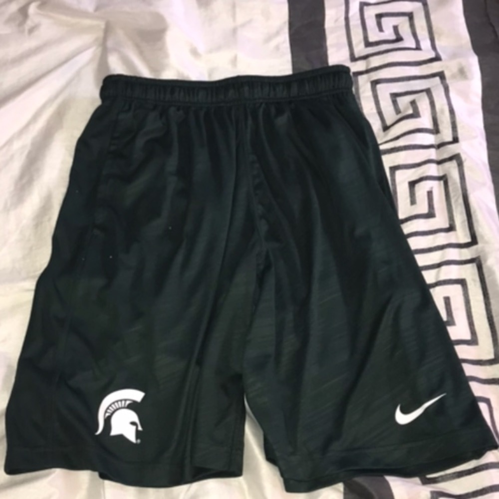 Never worn Nike  Michigan state dri fit shorts